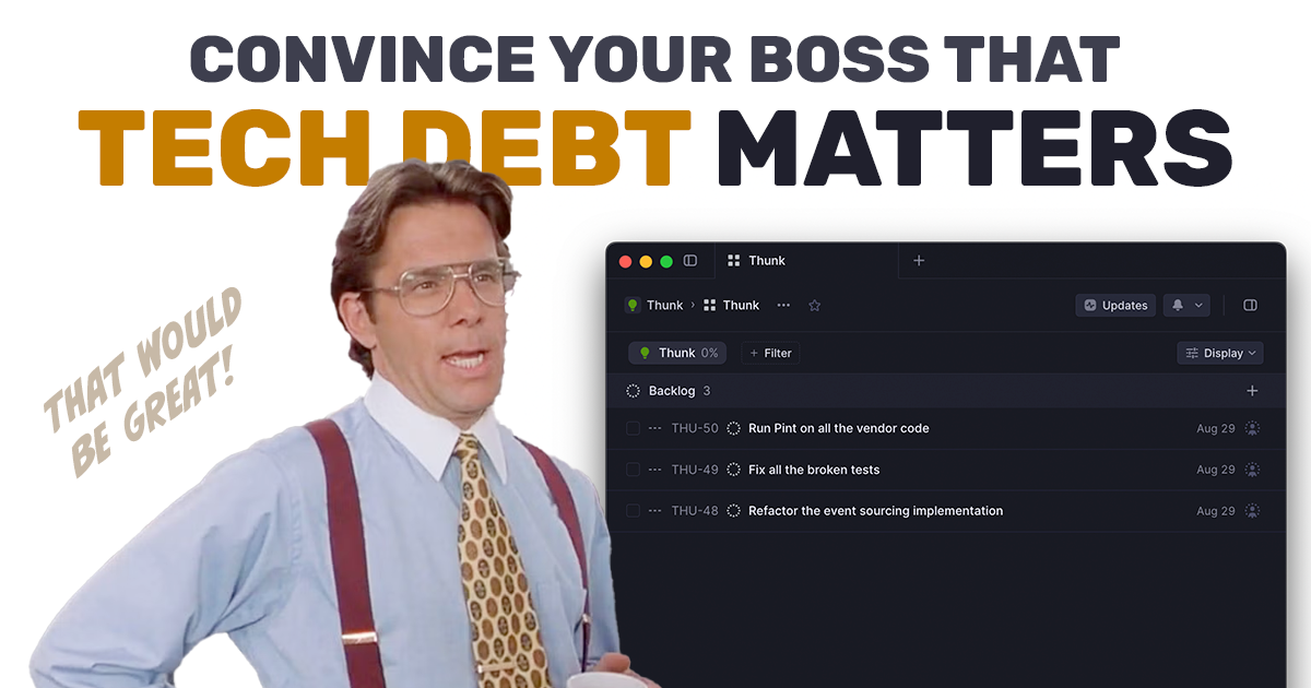 Convince your CEO that tech debt matters